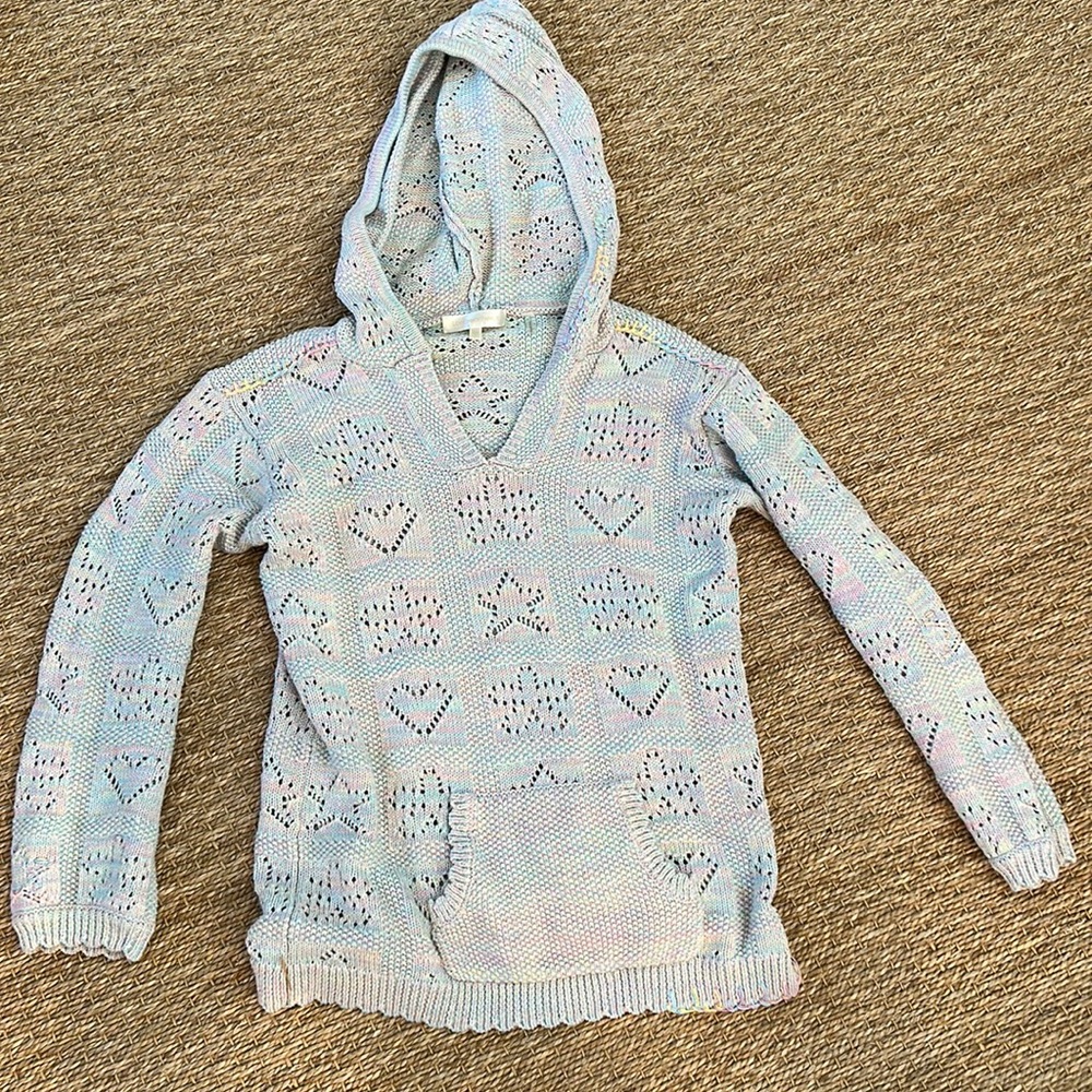 LoveShackFancy Colorful Kids Hooded Sweater